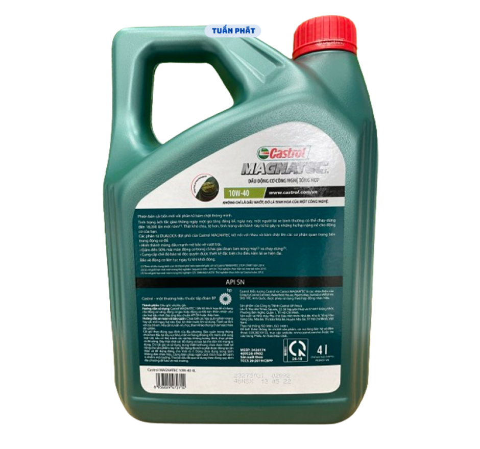 Nhớt Castrol Magnatec Trung hòa CO2 10W-40 4L