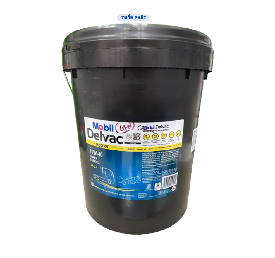 NHỚT MOBIL DELVAC MODERN™ 15W-40 SUPER DEFENSE CI4 / 20L