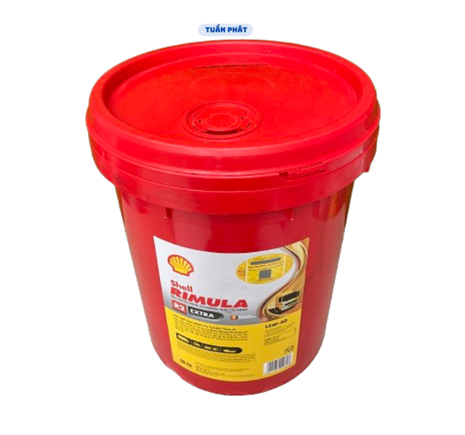 Nhớt Shell Rimula R2 Extra 15W40 CF-4 18 LÍT 