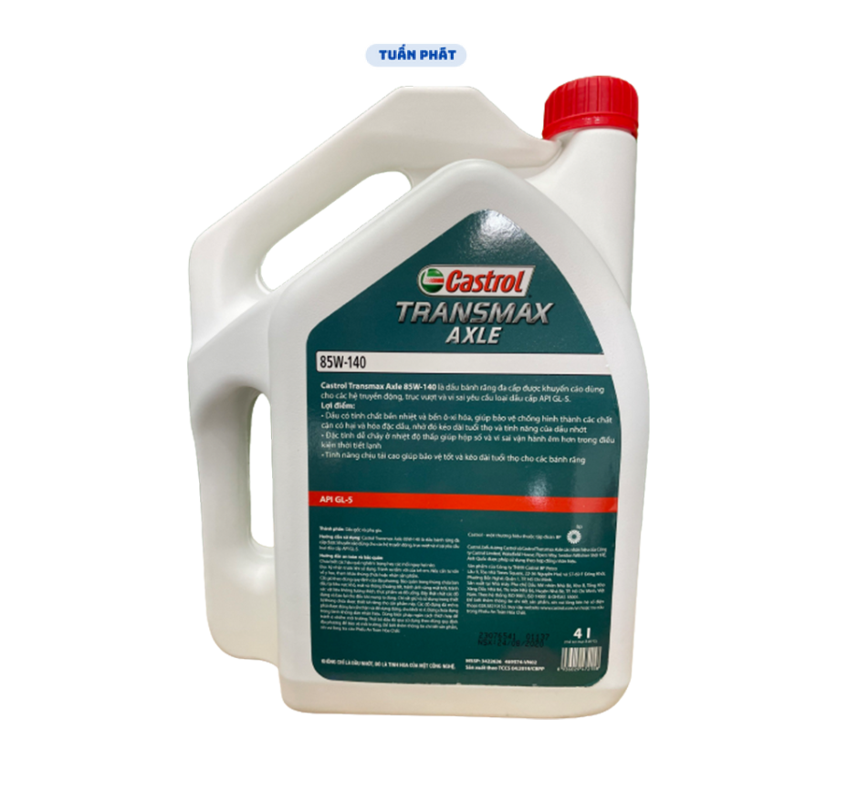 Dầu cầu CASTROL TRANSMAX AXLE 85W-140 4L